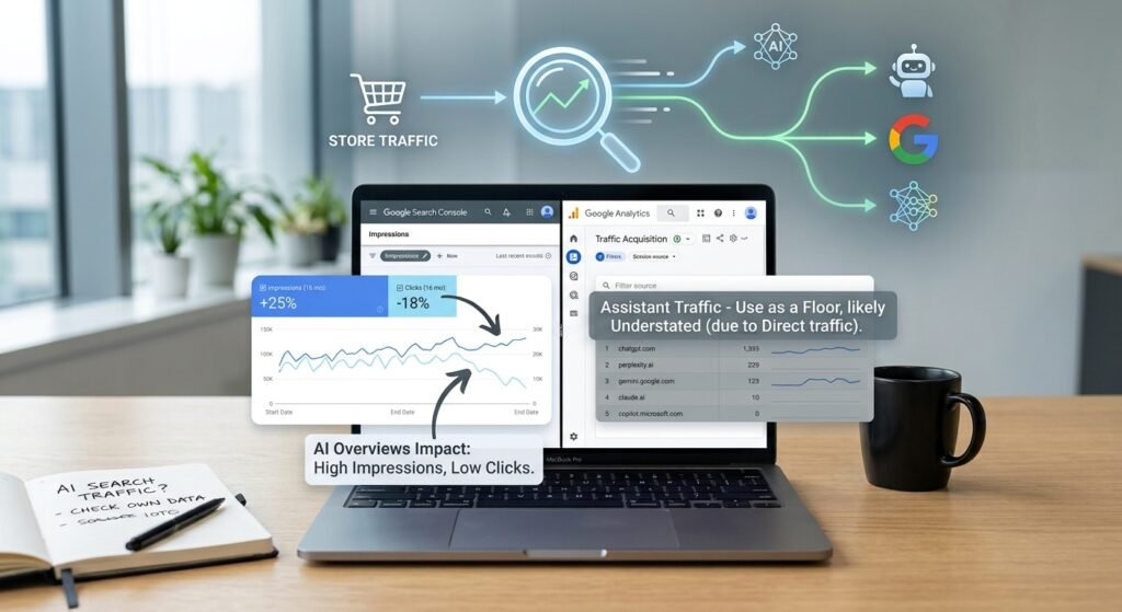 Is AI search taking your store's traffic How to check in your own data